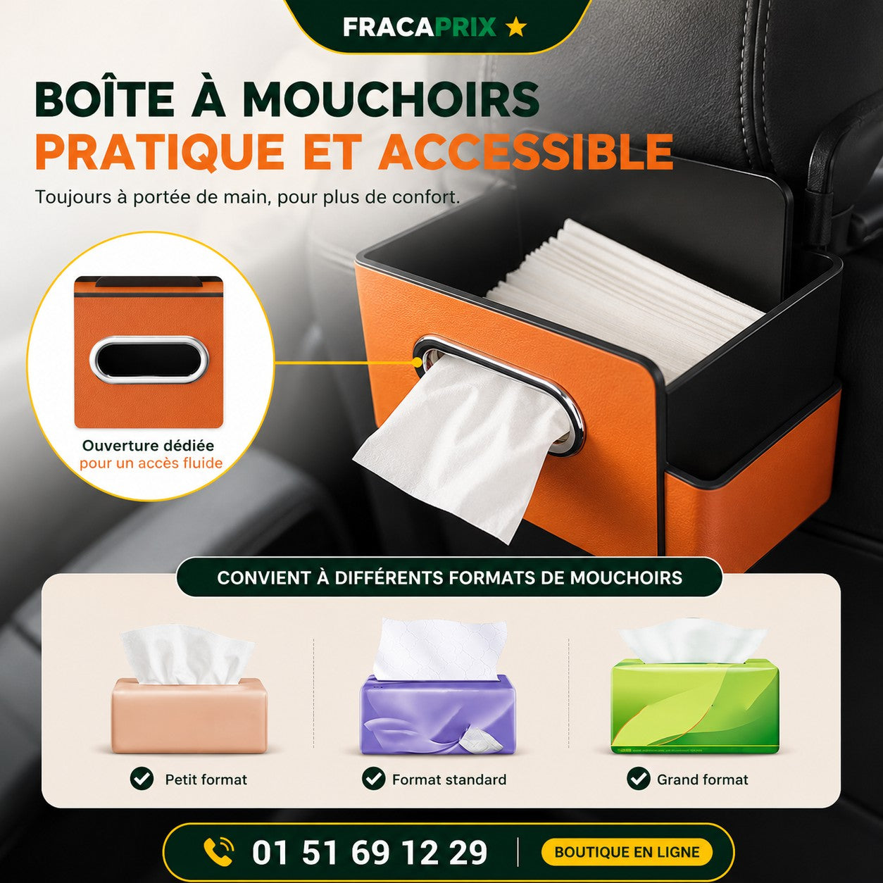 Organisateur de Voiture Multifonction : Plus de Rangement, Moins de Désordre