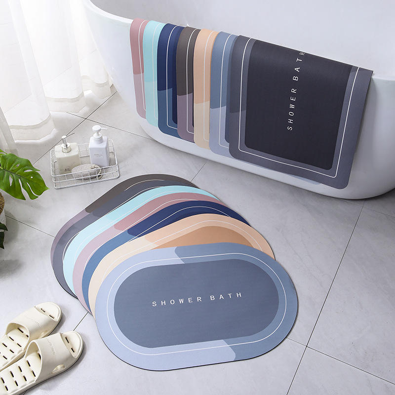AquaMat™ : Tapis de douche adhésif ultra absorbant & anti-dérapant — Garde ton sol sec et ta famille en sécurité