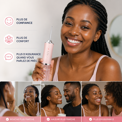 Hydropulseur OralJet™ – Le nettoyage profond que votre brosse à dents ne fait pas 💦🦷