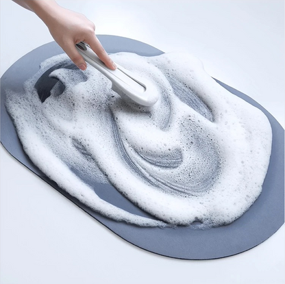 AquaMat™ : Tapis de douche adhésif ultra absorbant & anti-dérapant — Garde ton sol sec et ta famille en sécurité
