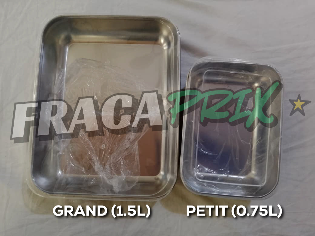 SteelBox™ 0.75L – Remplacez le plastique toxique par l'Inox de qualité alimentaire
